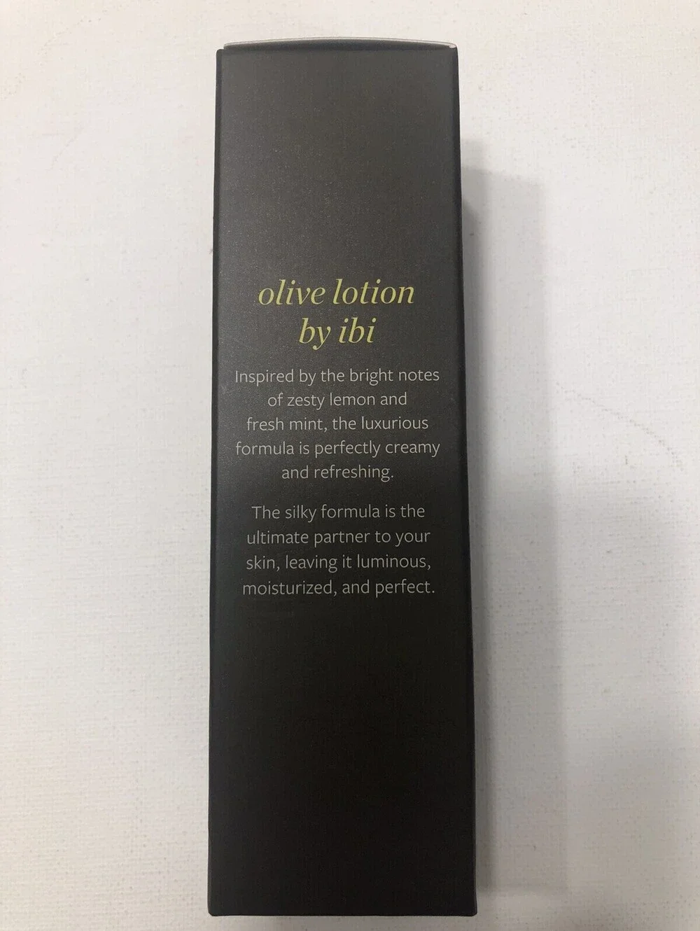 ibi Olive Hand and Body Lotion 2oz/60ml No Paraben/Mineral Oil/Dyes New in Box